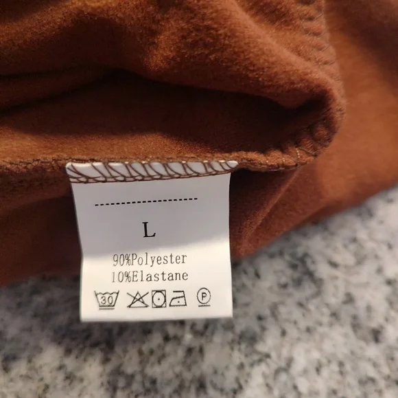 SHEIN Long Sleeve Tops - Black, Cream, and Brown - Picture 6 of 6